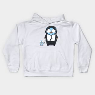 Golang Gopher Go Wick with Dog Kids Hoodie